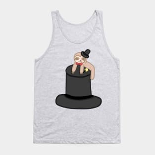 Kawaii Magician Sloth Tank Top